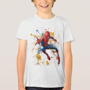 Spiderman T-Shirt Tri-Blend Shirt