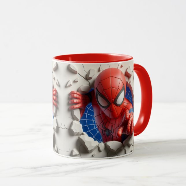 Spiderman-Tasse 3D Tasse (VorderseiteRechts)