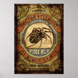 Spidermilch Poster
