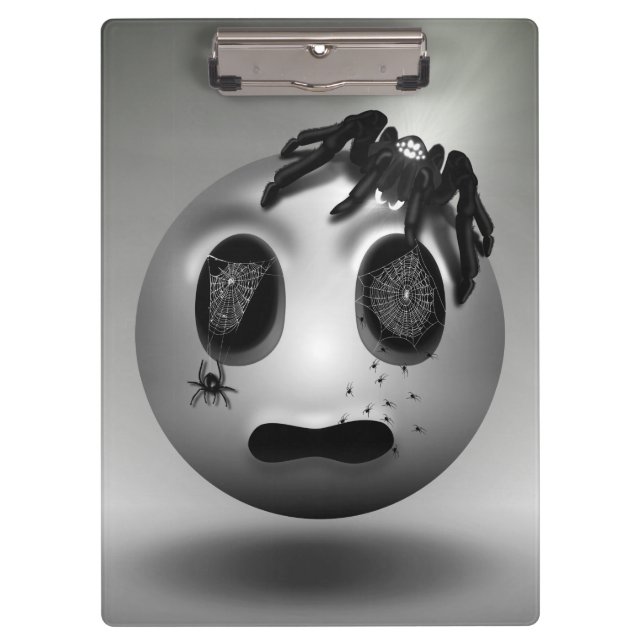Spidermoji-Blockhalter Klemmbrett (Vorderseite)