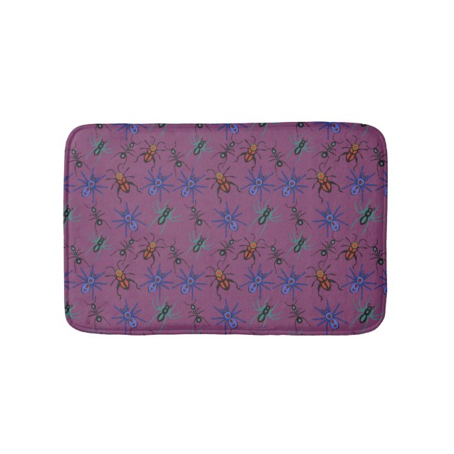 Spiders Muster Badematte (Vorderseite)