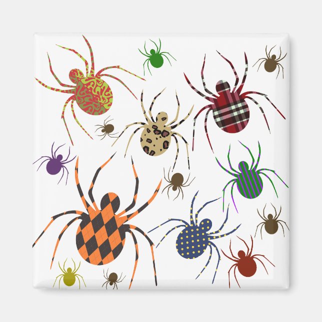 Spiders 'N Muster Magnet (Vorne)