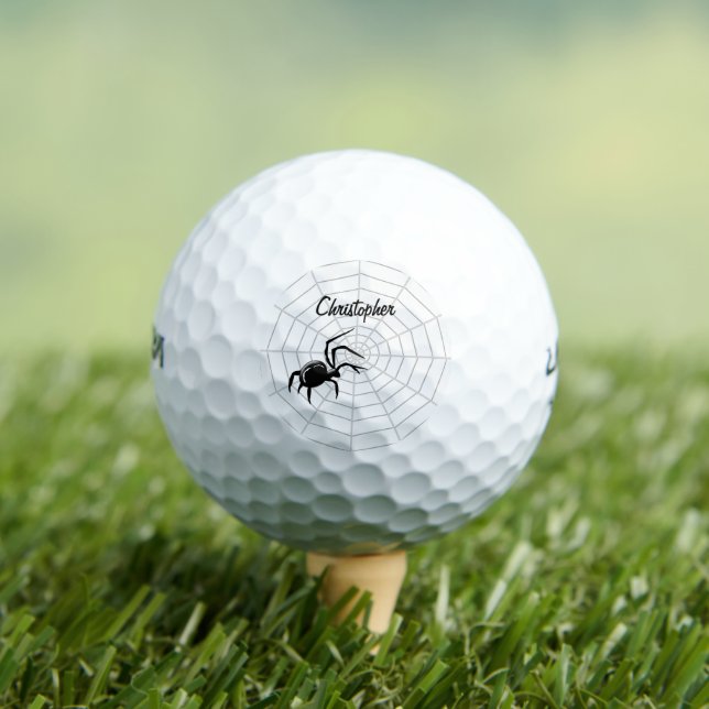 Spiders Web Design Golfball (Insitu T-Shirt)
