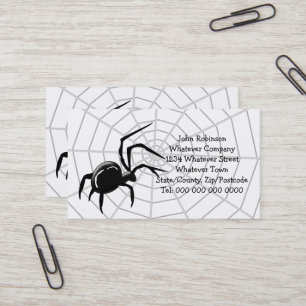 Spiders Web Visitenkarte