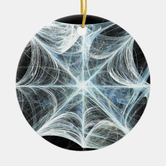 Spiderweb Keramik Ornament (Vorne)