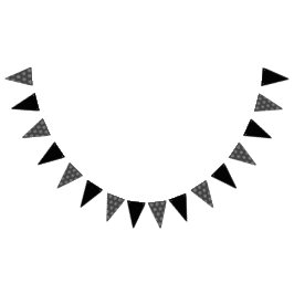 Spiderweb Party Banner (weiß & dunkelgrau)