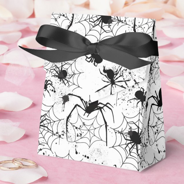 Spiderweb Pattern Halloween  Geschenkschachtel (Hochzeit)