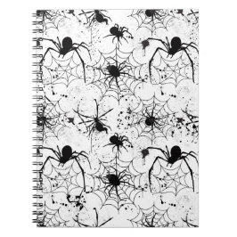 Spiderweb Pattern Halloween Notizblock