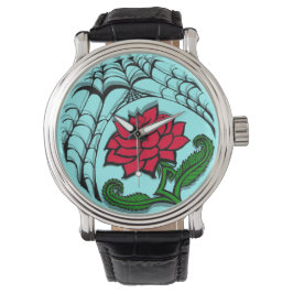Spiderweb Rosen Watch Armbanduhr