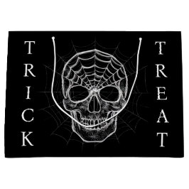 Spiderweb Skull Große Geschenktüte