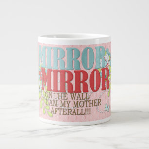 Spiegel an der Wand Jumbo-Tasse