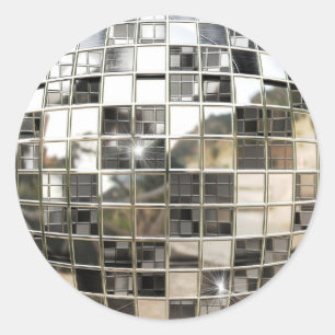 Spiegel-Ball-Aufkleber Runder Aufkleber