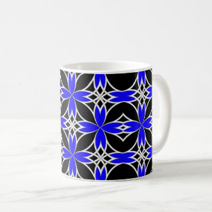 Spiegel-Celtic ( Blau invertiert ) Kaffeetasse