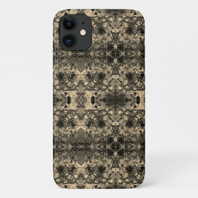 Spiegel mit samtigem Aussehen, klassisch beige Ein Case-Mate iPhone Hülle (Rückseite)