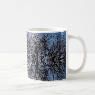 Spiegelbild-Baumstruktur Kaffeetasse