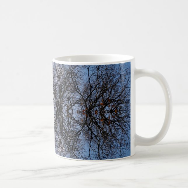 Spiegelbilderbäume Kaffeetasse (Rechts)
