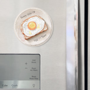 Spiegelei auf Toast Magnet