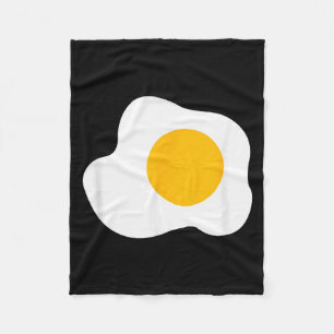 Spiegelei Grafik Lustiges Frühstück Eierliebhaber Fleecedecke