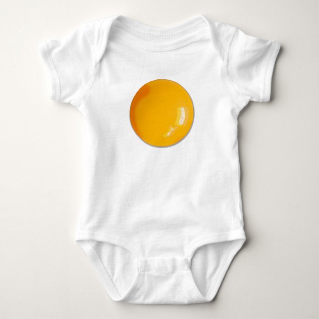 Spiegelei-Halloween-Kostüm Baby Strampler (Vorderseite)