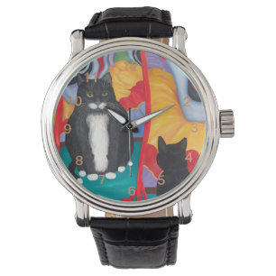 Spiegelkabinett-Bonze Armbanduhr