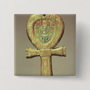 Spiegelkasten in Form eines ankh Button