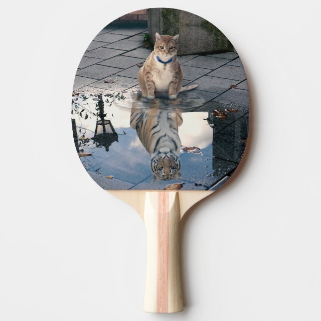 Spiegelkatze Tischtennis Schläger (Vorderseite)