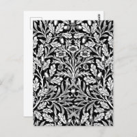 Spiegelkernen und Eiche Blätter Schwarz & Weiß