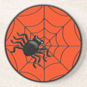 Spiegeln und WebHalloween Getränkeuntersetzer