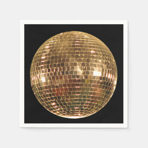 Spiegelnde Disco-Ball 2 Serviette