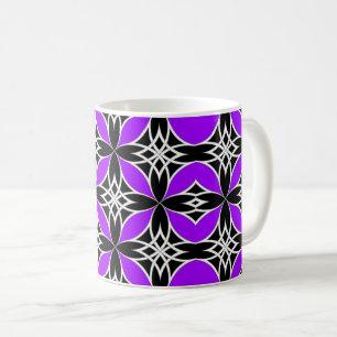 Spiegelndes Keltisch ( Flutterby Violett ) Kaffeetasse