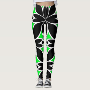 Spiegelndes Keltisch (Grün) Leggings