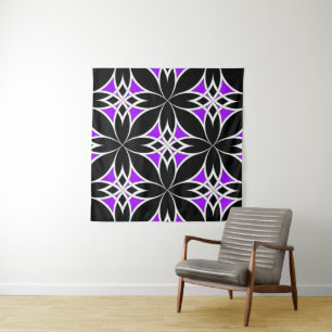 Spiegelndes Keltisch ( Violett ) Wandteppich