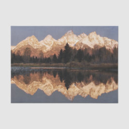 Spiegelpapier für Berge Seidenpapier
