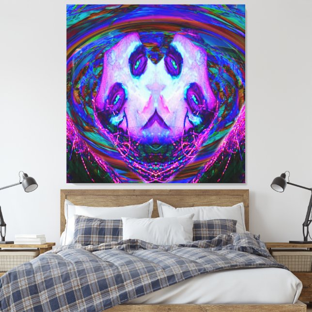 Spiegelreflexion Leinwanddruck (Insitu (Schlafzimmer))