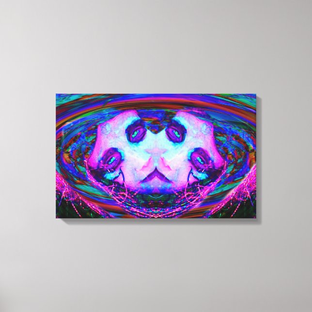 Spiegelreflexion Leinwanddruck (Vorderseite)