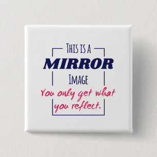 Spiegelreflexions-Mindset Motivationsdesign Button