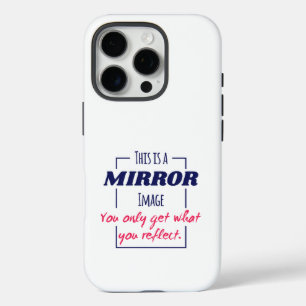 Spiegelreflexions-Mindset Motivationsdesign iPhone 16 Pro Hülle