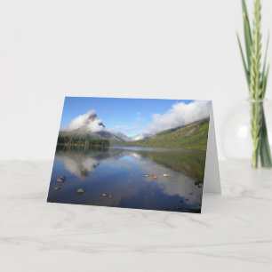 Spiegelung am Two Medicine Lake Karte