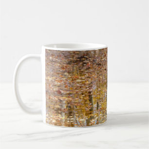Spiegelung im Still Creek im Greenbelt Park Kaffeetasse