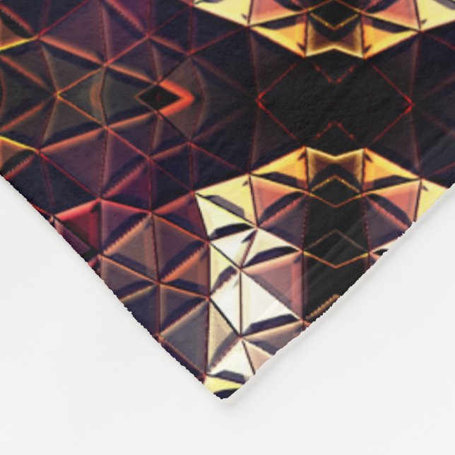 Spiegelung von Dreiecken, die seltsame Formen erze Fleecedecke (Ecke)
