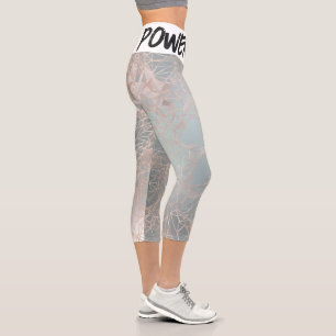 Spiegennetz inspiriert Hochwaisted Capris