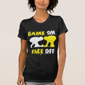 Spiel an, stellen weg gegenüber T-Shirt