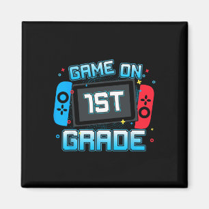 Spiel auf 1. Stufe Gamer zurück zu Schülern Kinder Magnet