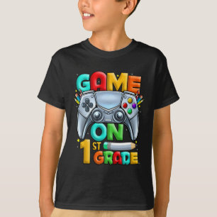 Spiel auf 1. Stufe zurück zur Schule 1. Stufe U T-Shirt
