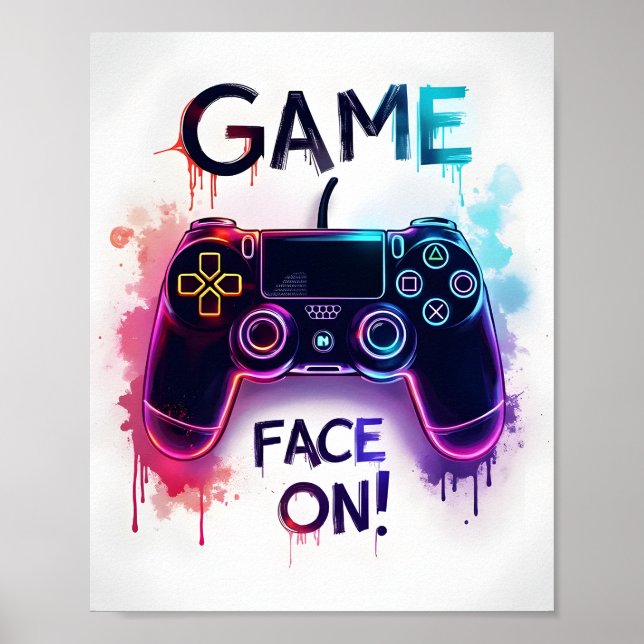 Spiel auf! Art des Controllers Poster (Vorne)
