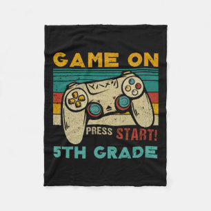 Spiel auf der Presse Start 5. Klasse Gamer zurück  Fleecedecke