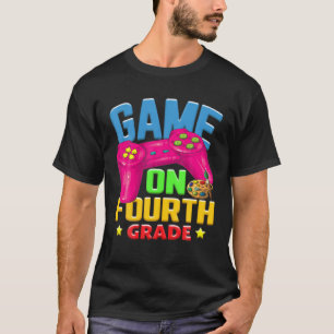 Spiel auf der vierten Stufe zurück zur Schule Vide T-Shirt