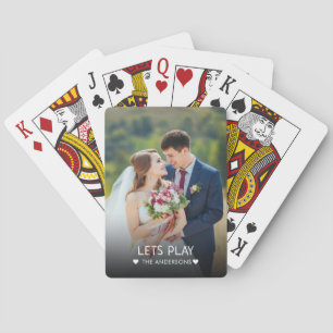 Spiel auf Foto der Familie spielen Karten Spielkarten