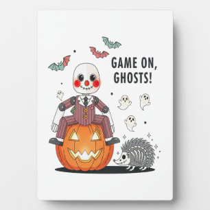 Spiel auf Ghosts Halloween Fotoplatte
