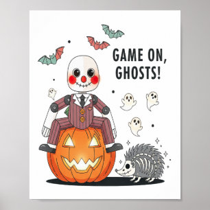 Spiel auf Ghosts Halloween Poster